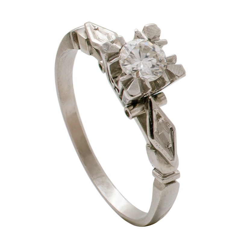 Anillo Oro 18 Kilates - Solitario
