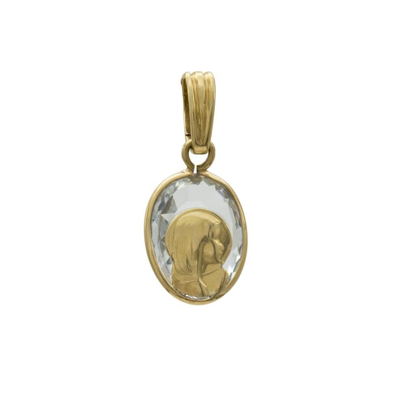 Dije Oro 18 Kilates- Virgen Niña