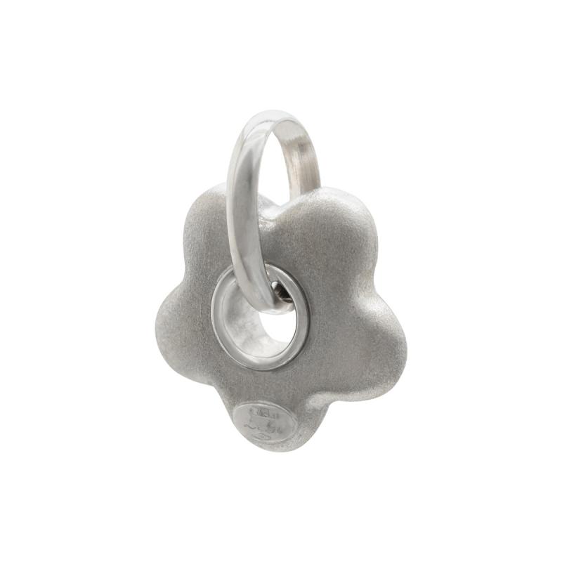 Dije Oro 18 Kilates - Flor Inflada Satinada