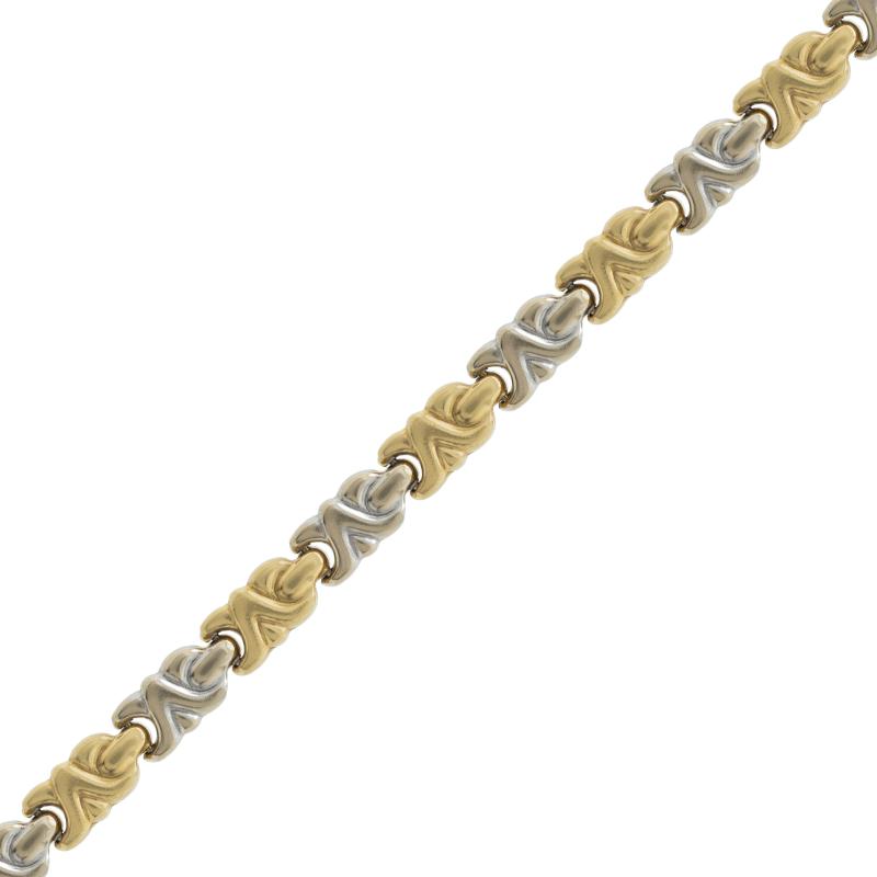 Pulsera Oro 18 Kilates- Italiana Con Cubics