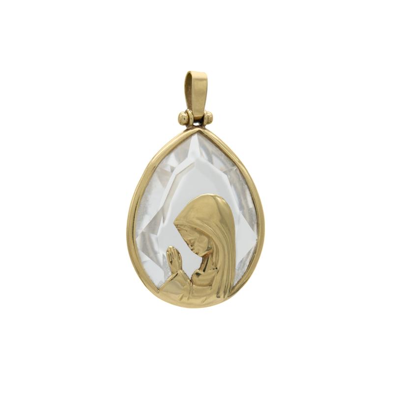 Dije Oro 18 Kilates- Virgen Niña