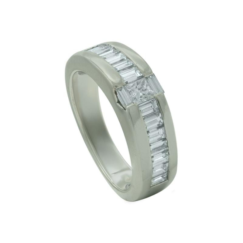 anillo oro 18 kilates- medio sin fin