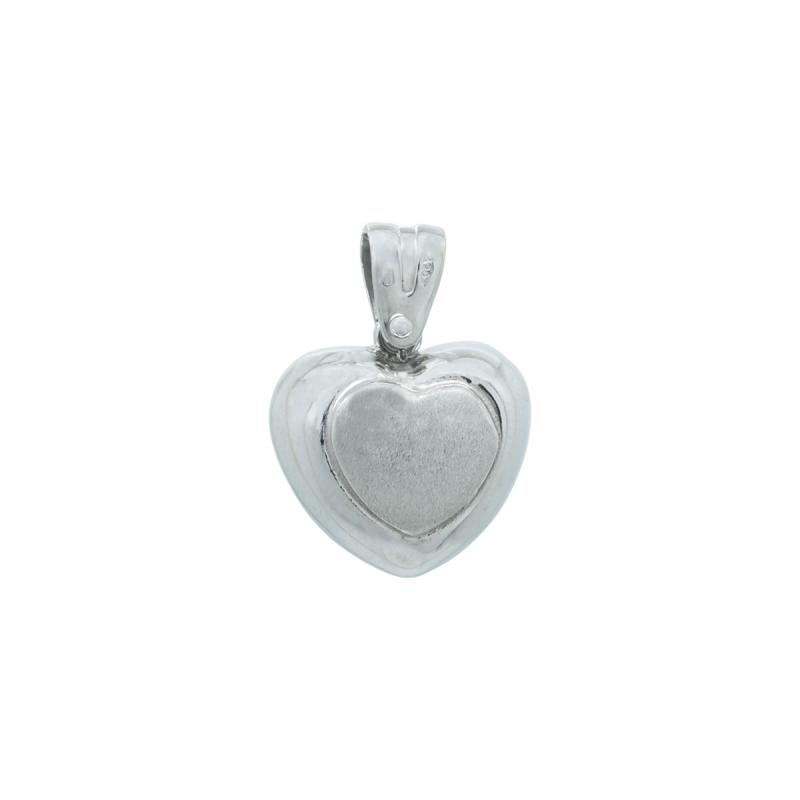 dije oro 18 kilates- corazon inflado