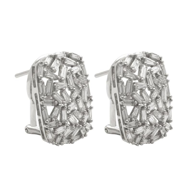 Aros Oro 18 Kilates- Colgantes Con Brillantes