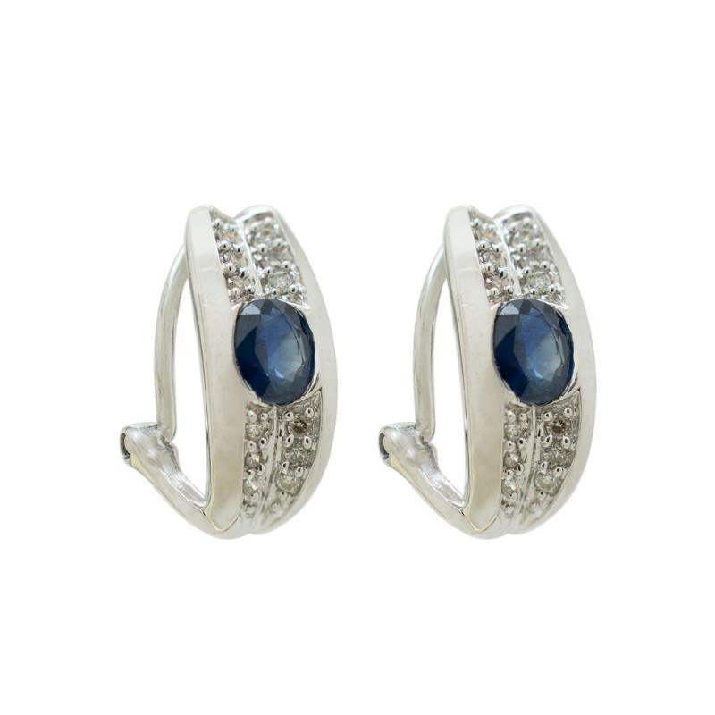 Aros Oro 18 Kilates- Media Argolla Con Brillantes