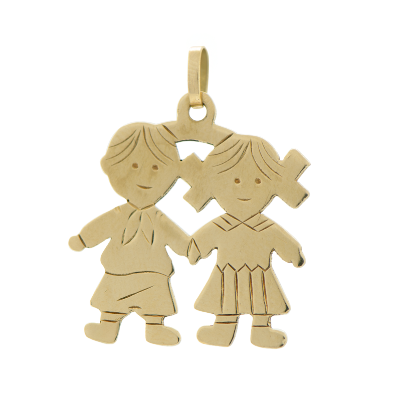 Dije Oro 18 Kilates - Parejita