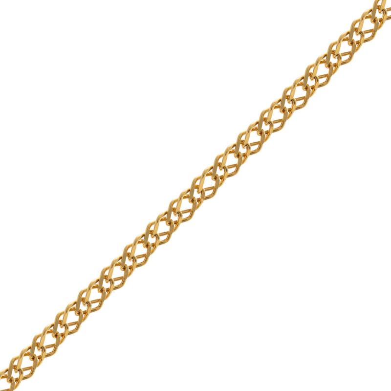 Pulsera Oro 18 Kilates- Groumet Doble