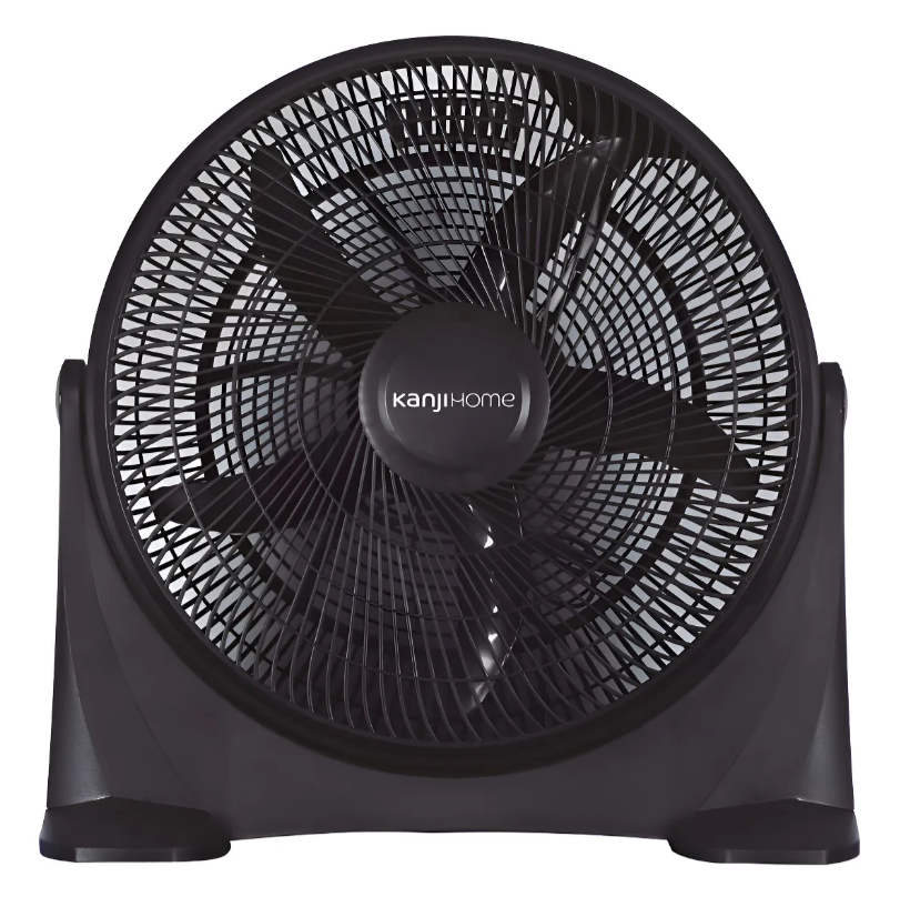 Turbo Ventilador Kanji 20 Fh2010 Plastico 80 Watt Cantidad De Aspas 5 Color De La Estructura Negro Diámetro 50.8 Cm