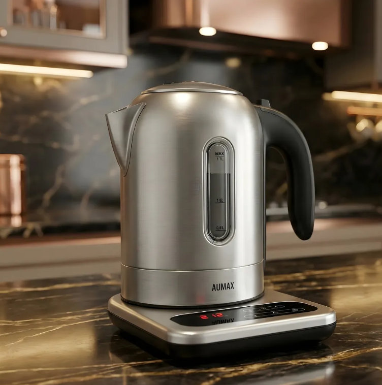 Pava Electrica Digital Aumax Onyxa 1,7 L Acero Inox Acero Inoxidable