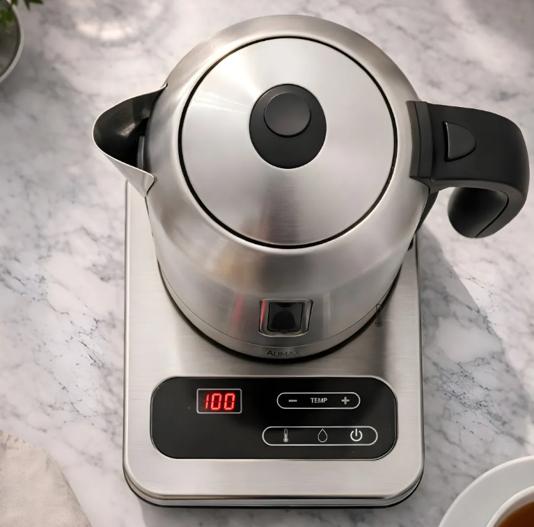 Pava Electrica Digital Aumax Onyxa 1,7 L Acero Inox Acero Inoxidable