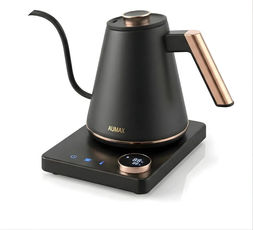 Pava Eléctrica Digital Aumax Atila Premium Keep Warm 1 Litro Negro