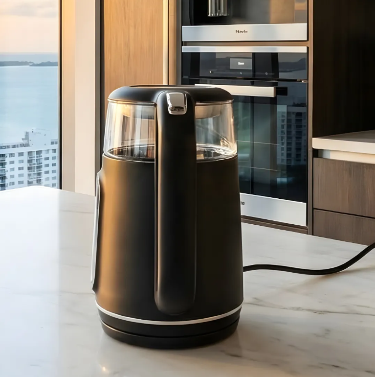 Pava Eléctrica Digital Aumax Atila Premium Keep Warm 1 Litro Negro