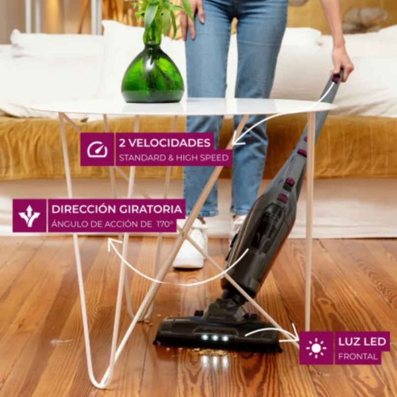 Aspiradora Inalámbrica 2 En 1 As7922n DUAL FORCE Atma