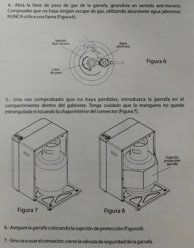 Estufa Garrafera Coppens 4300 calorias Gas Envasado