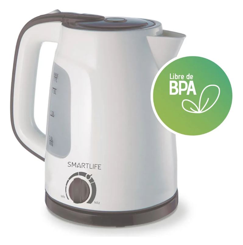Pava Jarra Eléctrica Smart Life Sl-ek1714W 1,7lts BLANCA