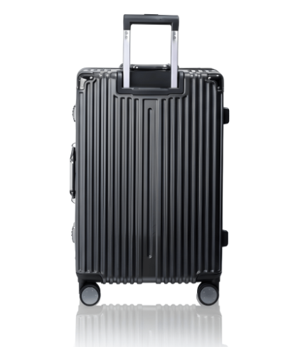 VALIJA AUMAX ALLUMIA GREY / GUNMETAL MEDIANA 24" ABS+PC-4024G TSA