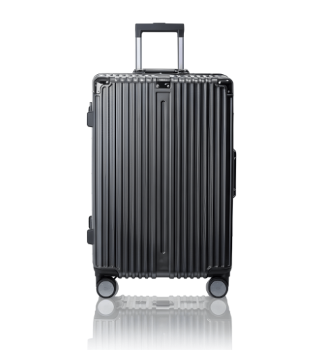 VALIJA AUMAX ALLUMIA GREY / GUNMETAL MEDIANA 24" ABS+PC-4024G TSA