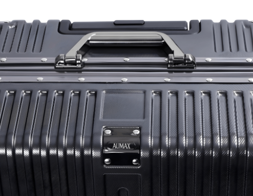 VALIJA AUMAX ALLUMIA GREY / GUNMETAL MEDIANA 24" ABS+PC-4024G TSA