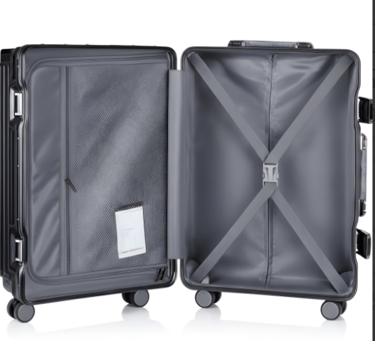 VALIJA AUMAX ALLUMIA GREY / GUNMETAL CABINA 20" ABS+PC-4024G TSA