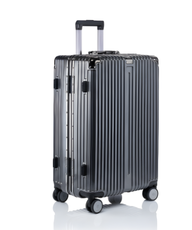 VALIJA AUMAX ALLUMIA GREY / GUNMETAL CABINA 20" ABS+PC-4024G TSA