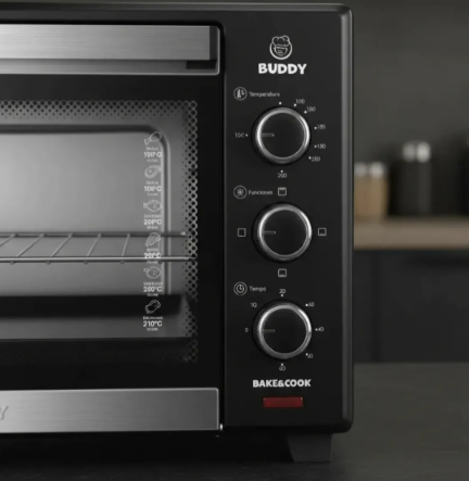 Horno Eléctrico 42l 1600w Buddy Modelo Bd42e