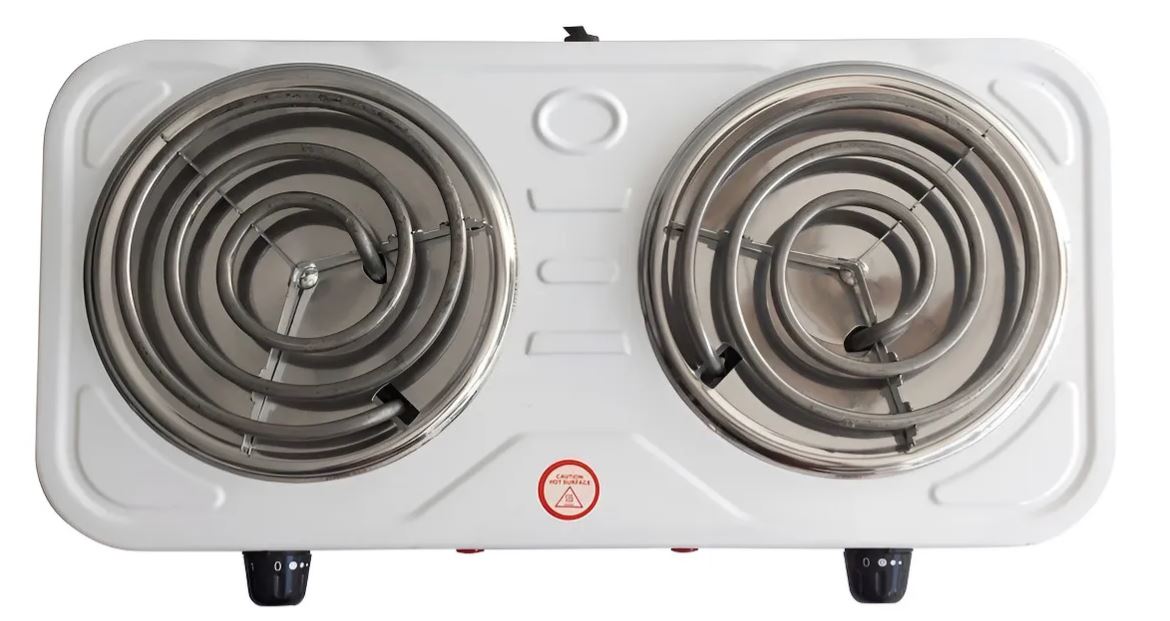 Anafe Eléctrico Embassy 2 Hornallas BLANCO HP3B 2200 WATTS