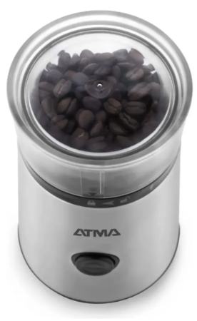 Molinillo De Cafe Electrico Atma Mc8141n Acero 150W