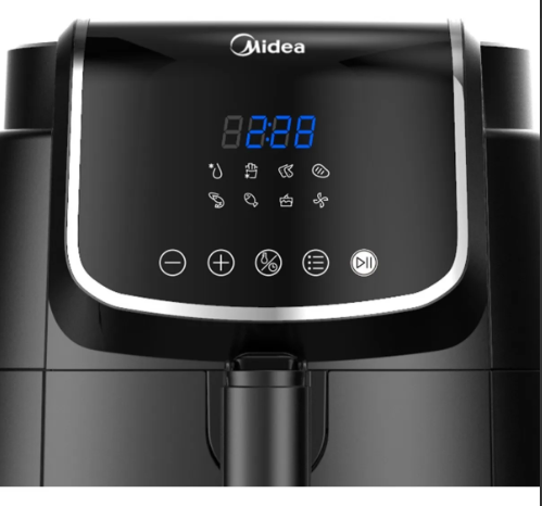 Freidora Midea AF-D140BAR1 Sin Aceite 4 Litros Digital
