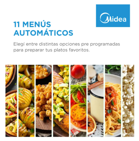 Microondas Midea Mw-dg125bar1 25 Lts Digital Grill Negro