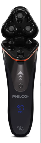 Afeitadora Philco Lithium Plus Ae5205pp Inalámbrica Wet & Dry 360°