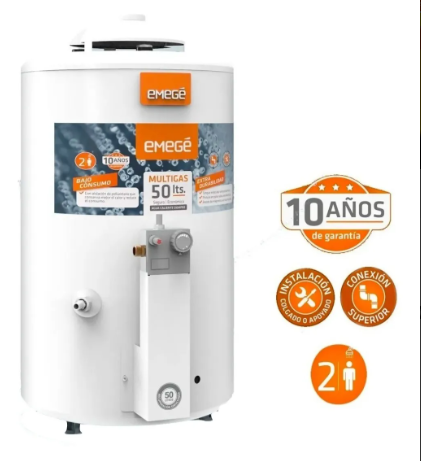 Termotanque Emege TTQ50EM 50 LITROS