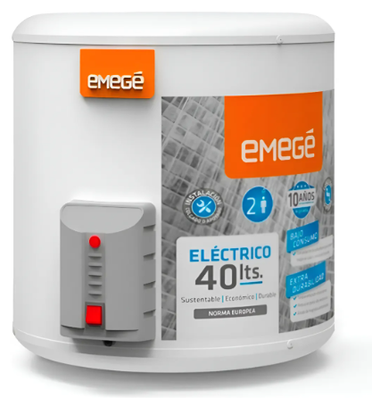 Termotanque Emege ELECTRICO TTQE40EM 40 LITROS Carga inferior