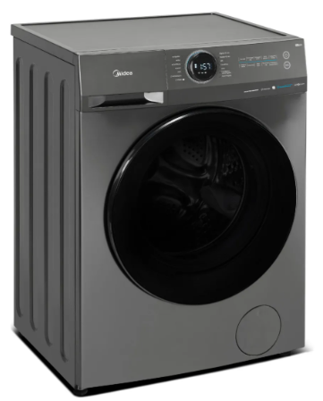 Lavarropas Midea Inverter Smart 8kg Mf200w80wb/t-a1- Titanio 1400rpm