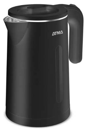 Pava Electrica Atma PEAT1351BP Negra INTERIOR ACERO