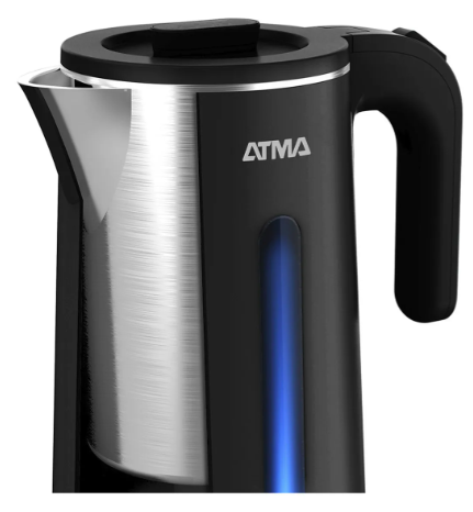 Pava Electrica Atma PEAT1351BP Negra INTERIOR ACERO