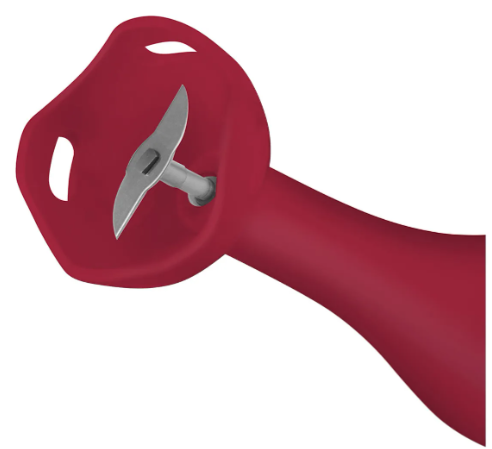 Licuadora De Mano Sansei 600w LMSA8507RP Roja Cuchillas Acero Anoxidable