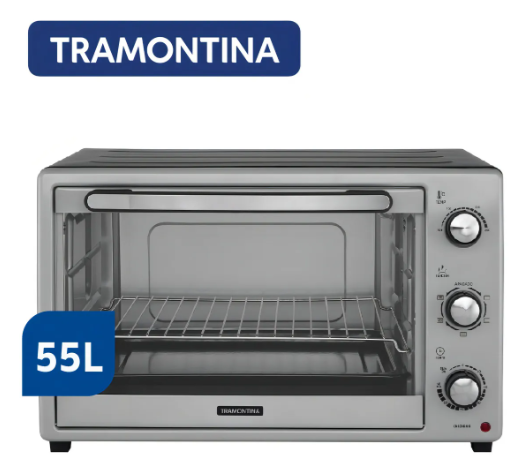 Horno Eléctrico TRAMONTINA Silver Cook 55 Litros HEG