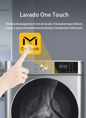 Lavasecarropas Philco PHLS128-2GSN 12/8 Kg Inverter Silver