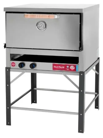 Horno Pizzero 12 Moldes El Gauchito Sol Real GAS ENVASADO Modelo 608