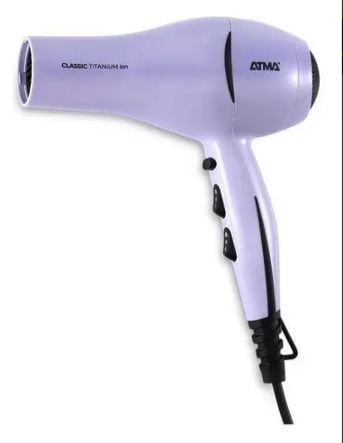 Set Beauty Planchita De Pelo Atma Ck4020p + Secador Titanium
