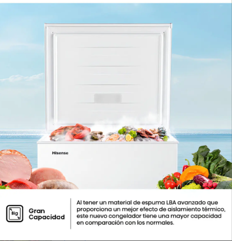 Freezer Horizontal Hisense 142l Congelación Rápida CF1N144NEW