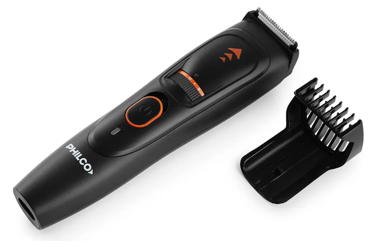 Cortabarba Trimmer Philco Cb9805pp Inalámbrico Acero Inox Color Negro