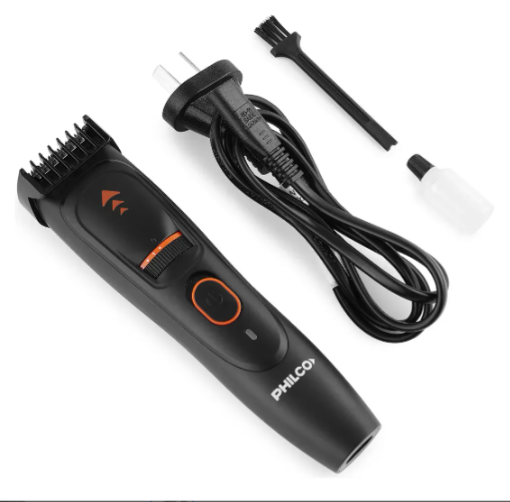 Cortabarba Trimmer Philco Cb9805pp Inalámbrico Acero Inox Color Negro
