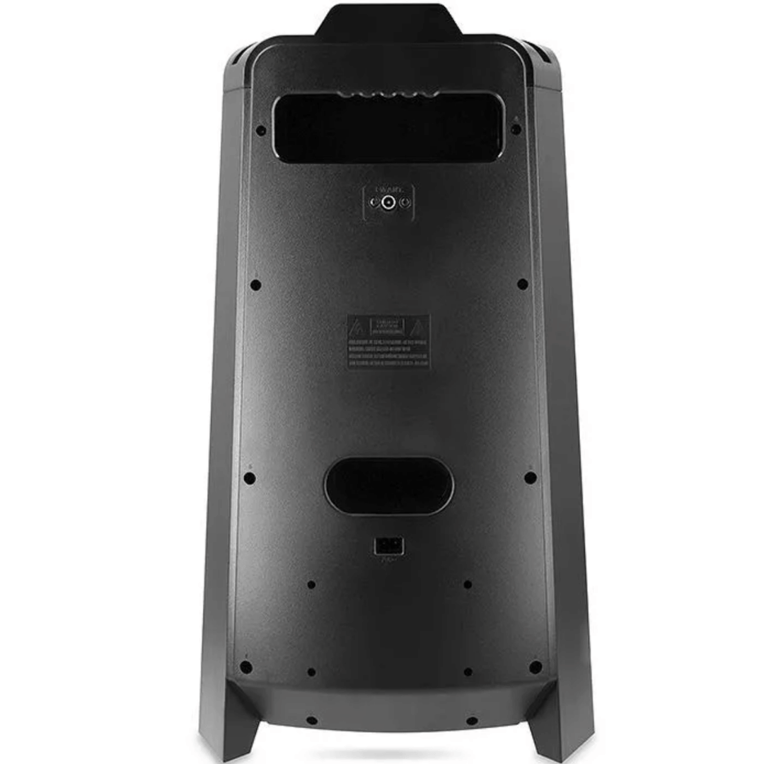 Torre De Sonido Noblex Mnt2x 4200w Sonido Bidireccional Con Micrófono