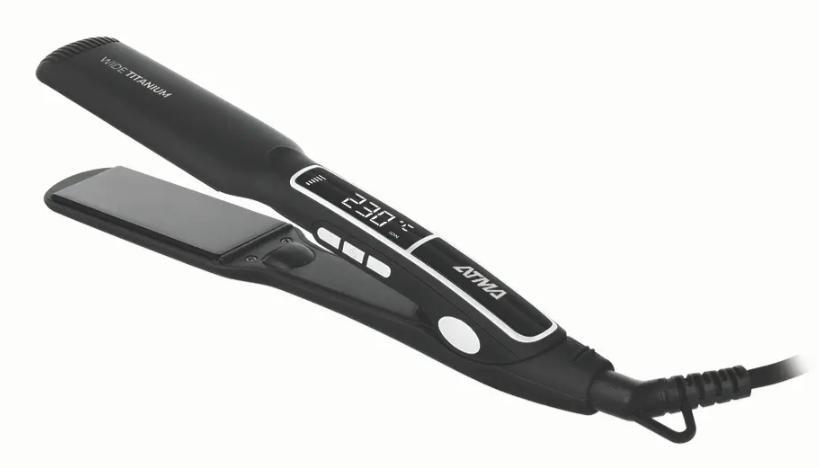 Planchita De Pelo Atma Pl8862np Wide Titanium 230° Tech Ion
