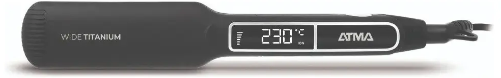 Planchita De Pelo Atma Pl8862np Wide Titanium 230° Tech Ion
