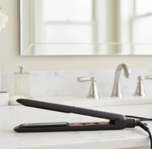 Plancha de pelo Revlon SmoothStay de 10 niveles de calor Placas ceramicas negra