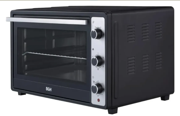 Horno Eléctrico Bgh Bhe64m25n 65 Lts 2200w Grill Convección
