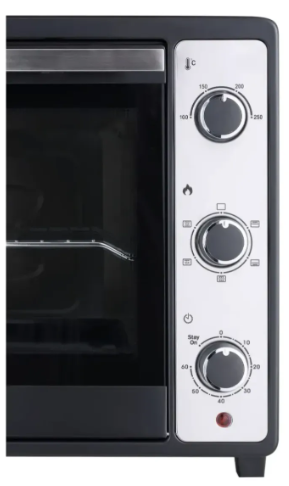 Horno Eléctrico Bgh Bhe64m25n 65 Lts 2200w Grill Convección