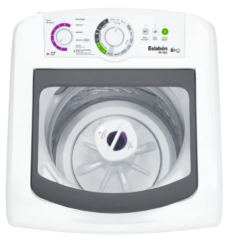 Lavarropas Eslabón de Lujo Carga Superior 6K EWH06ABDIM 750RPM